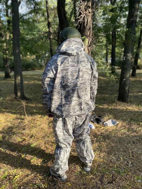 4 - Маскувальний костюм SPECPROM. Зимовий. Grey Multicam