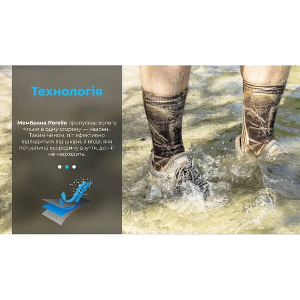 11 - Водонепроникні шкарпетки Dexshell StormBLOK. Камуфляж