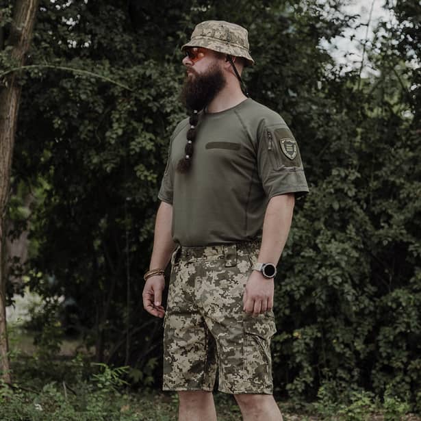 4 - Тактичні шорти SPECPROM Агресор, тканина Ripstop. Піксель