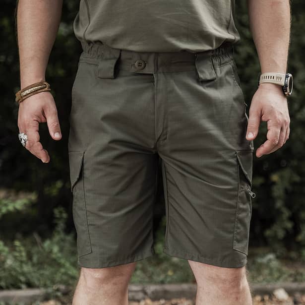 5 - Тактичні шорти SPECPROM Агресор, тканина Ripstop. Олива