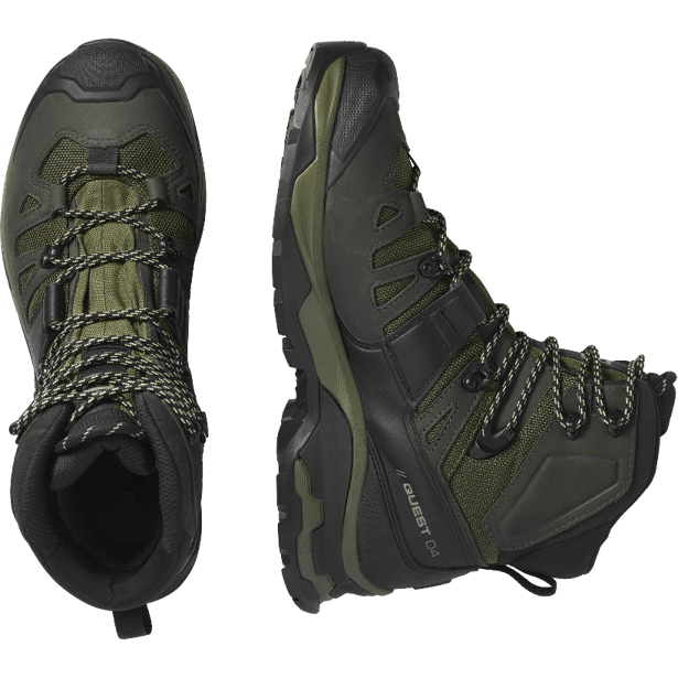 1 - Черевики тактичні SALOMON Quest 4 GTX, Чорний-Хакі
