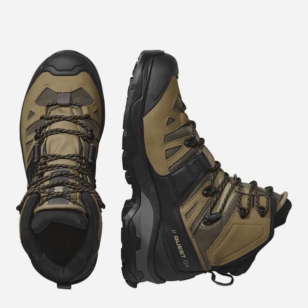 1 - Черевики тактичні SALOMON Quest 4 GTX, Чорний-Койот