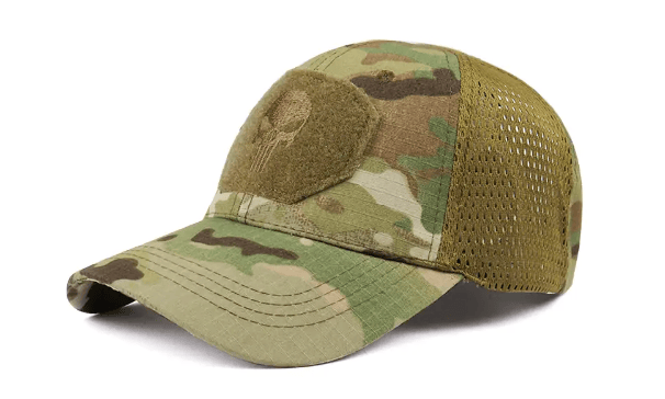 2 - Кепка тактична "Punisher" Rip-Stop з сіткою. Мультикам
