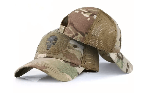 5 - Кепка тактична "Punisher" Rip-Stop з сіткою. Мультикам