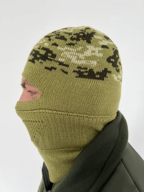 1 - Балаклава трансформер 2 в 1. Пиксель