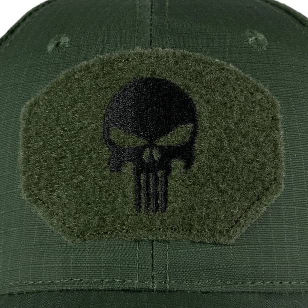 3 - Кепка тактична "Punisher" Rip-Stop з сіткою. Олива