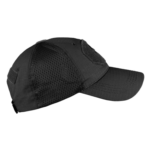 3 - Кепка тактична "Punisher" Rip-Stop з сіткою. Чорна