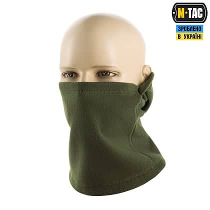 3 - Балаклава-ниндзя M-Tac Elite флис (320г/м2) Army. Олива