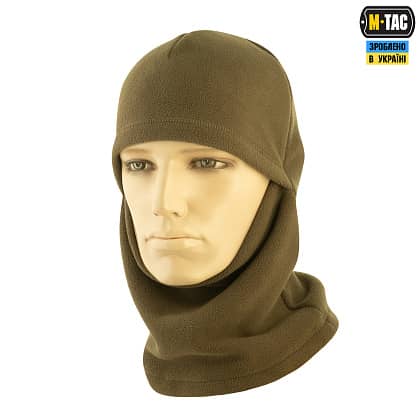 2 - Балаклава-ниндзя M-Tac Elite флис (320г/м2). Темная Олива