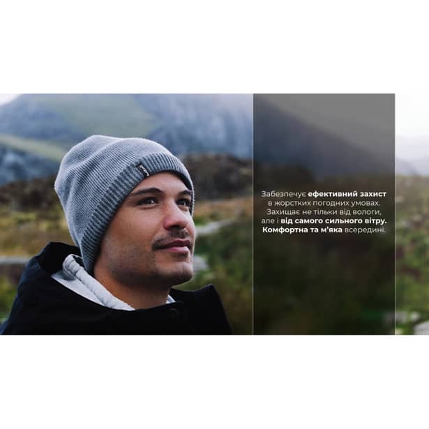 5 - Водонепроникна шапка Dexshell DH372-OG. Олива