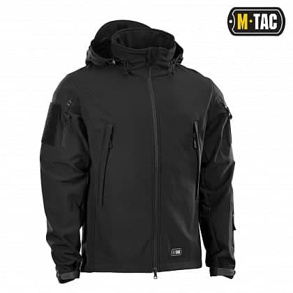 1 - Куртка M-Tac Soft Shell Black. Чорна