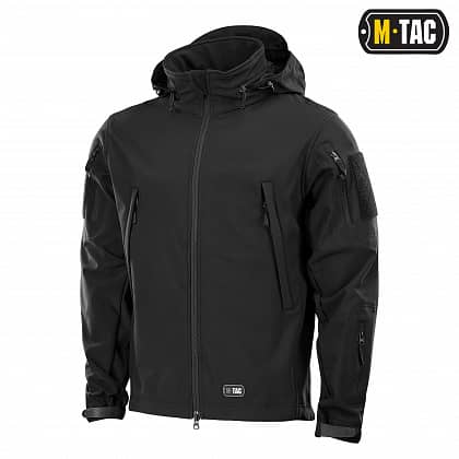 3 - Куртка M-Tac Soft Shell Black. Чорна