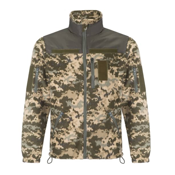 2 - Куртка флисовая тактическая. Пиксель