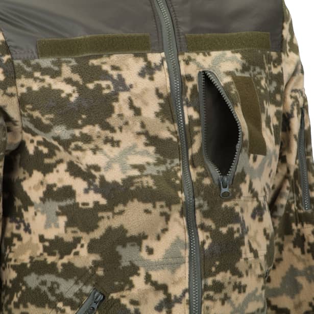 4 - Куртка флисовая тактическая. Пиксель