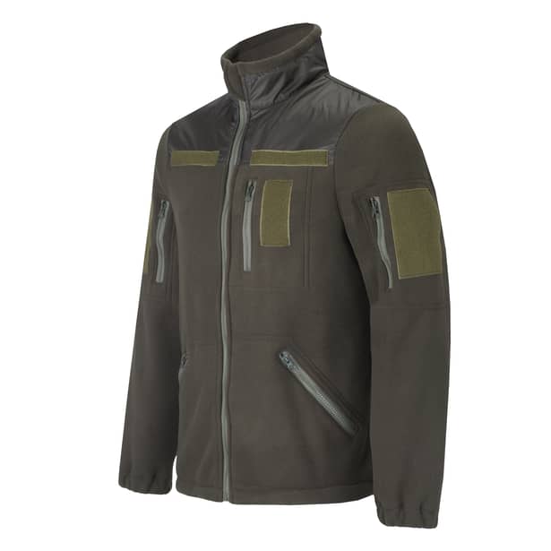 1 - Куртка флисовая тактическая. Олива