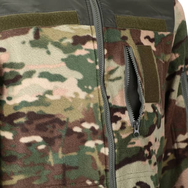 5 - Куртка флисовая тактическая. Мультикам