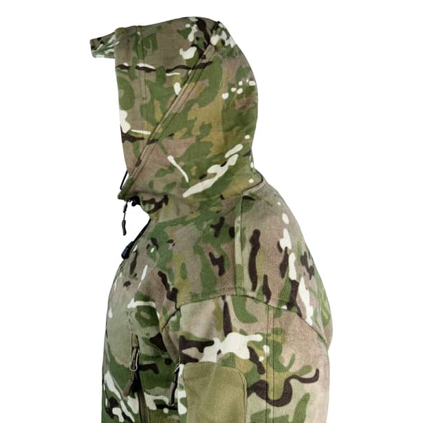 4 - Кофта тактична флісова з капюшоном. Мультикам