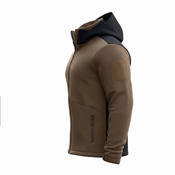 3 - Кофта флісова з капюшоном Combatant THOR. Койот