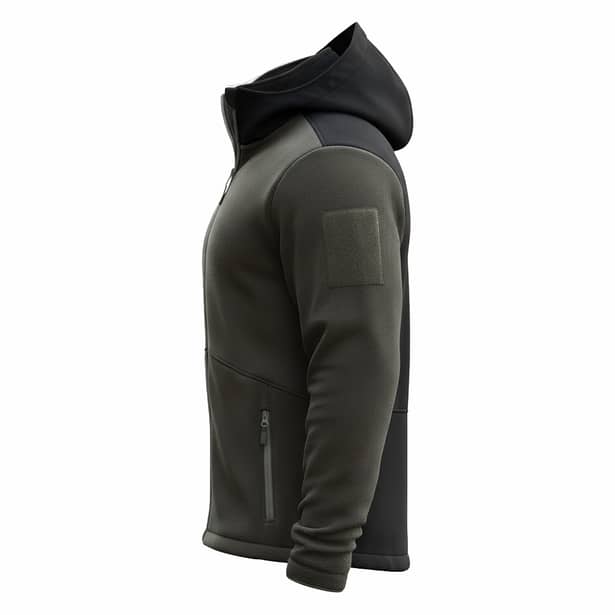 3 - Кофта флісова з капюшоном Combatant THOR. Олива