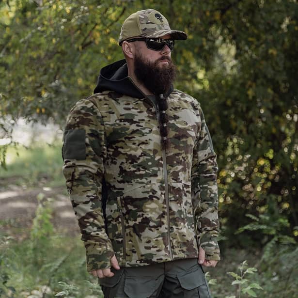 4 - Кофта флісова з капюшоном Combatant THOR. Мультикам