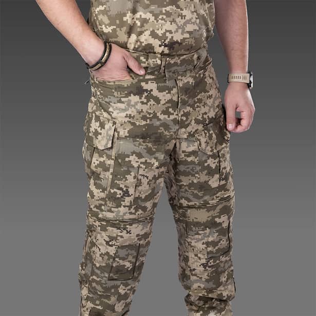 2 - Боевые штаны без наколенников SPECPROM G3 Combat Pants. Пиксель ММ14