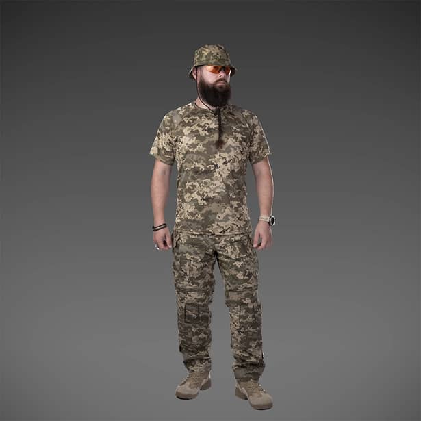 7 - Боевые штаны без наколенников SPECPROM G3 Combat Pants. Пиксель ММ14