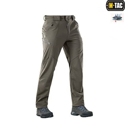 1 - Штаны M-Tac Soft Shell Winter. Олива