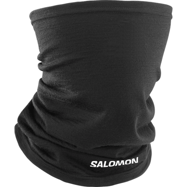 1 - Баф SALOMON MERINO NECK GAITER. Чорний
