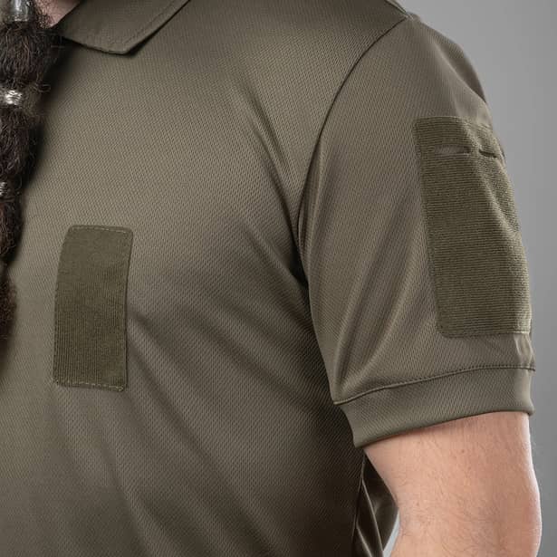 4 - Футболка-поло SPECPROM тактична Coolmax. Олива