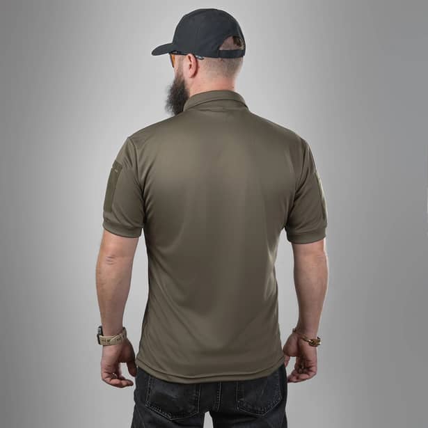7 - Футболка-поло SPECPROM тактична Coolmax. Олива