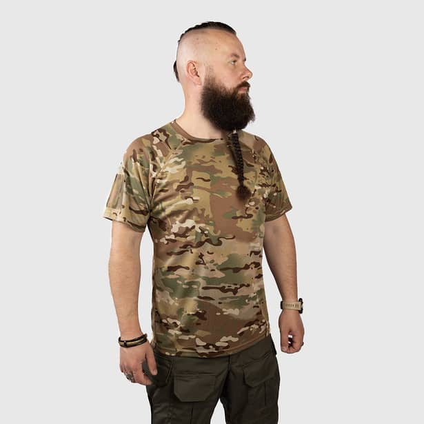 4 - Футболка Coolmax реглан з велкро SPECPROM. Мультикам