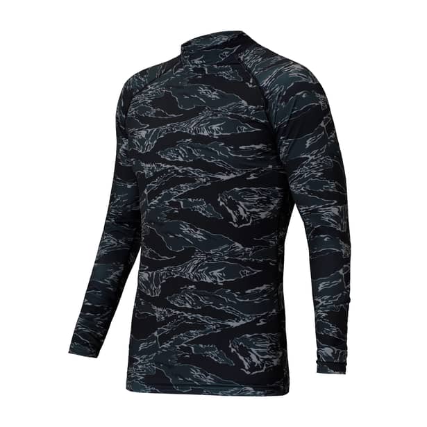 2 - Чоловічий рашгард SPECPROM Black Tiger Stripes Camo