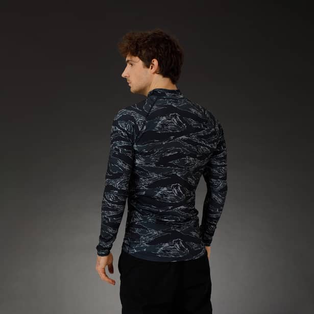 11 - Чоловічий рашгард SPECPROM Black Tiger Stripes Camo