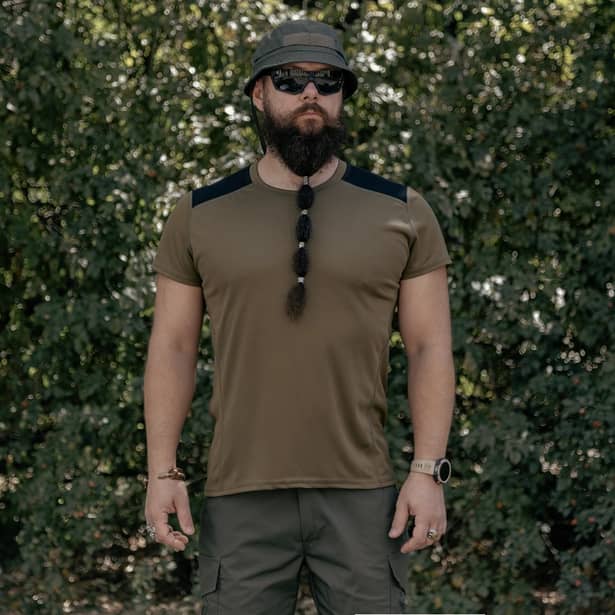 2 - Футболка Combatant Vortex. Хакі