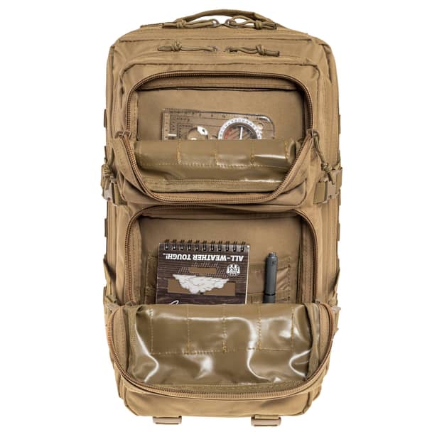 7 - Рюкзак тактический Pentagon Tac Maven Assault LaserCut 51л, Койот