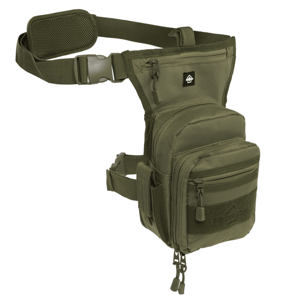 1 - Сумка оружейная на бедро Pentagon Max-S 2.0 Gun Thigh Pouch 3,7 л, Олива