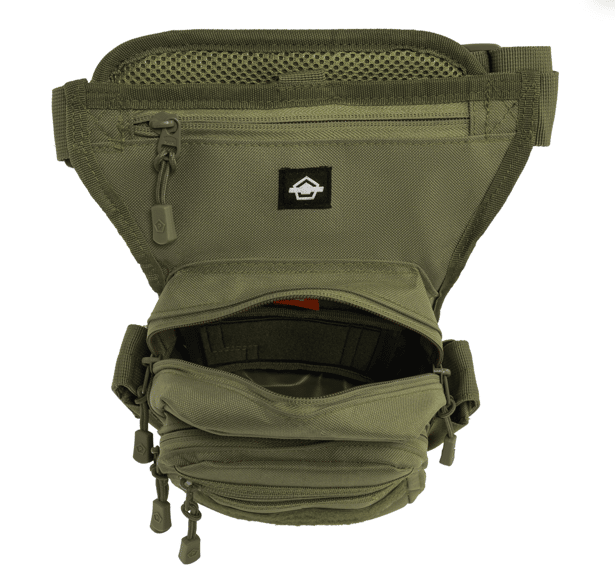3 - Сумка оружейная на бедро Pentagon Max-S 2.0 Gun Thigh Pouch 3,7 л, Олива