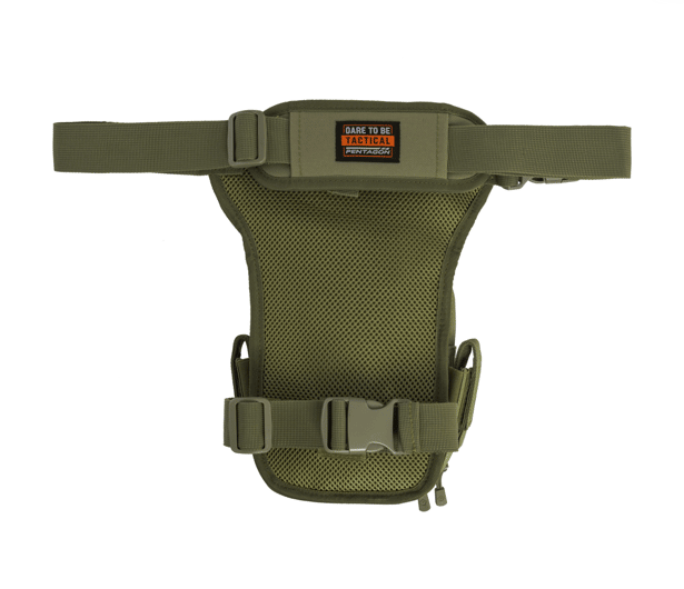 4 - Сумка оружейная на бедро Pentagon Max-S 2.0 Gun Thigh Pouch 3,7 л, Олива
