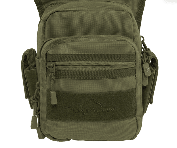 5 - Сумка оружейная на бедро Pentagon Max-S 2.0 Gun Thigh Pouch 3,7 л, Олива