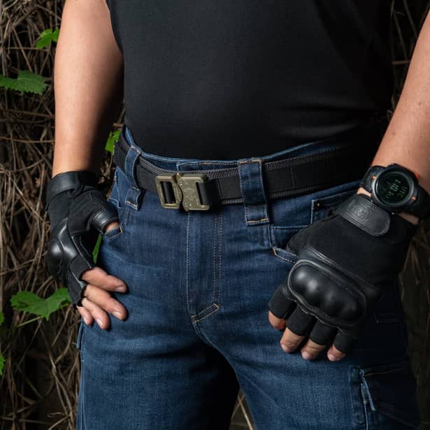 6 - Тактичний ремінь Cobra Buckle Tactical Belt M-Tac. Розмір M/L. Чорний