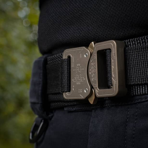 8 - Тактичний ремінь Cobra Buckle Tactical Belt M-Tac. Розмір XL/2XL. Чорний