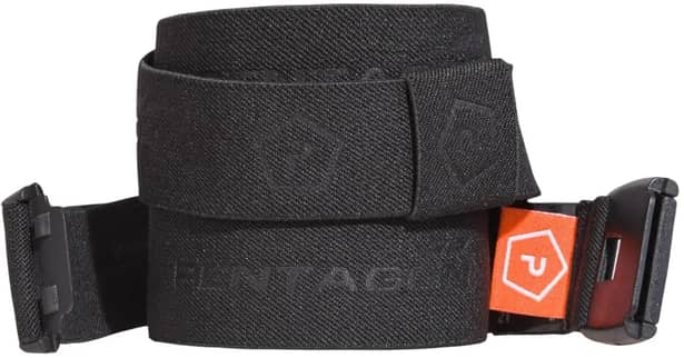 3 - Ремінь тактичний Pentagon Hemantas еластичний. Чорний