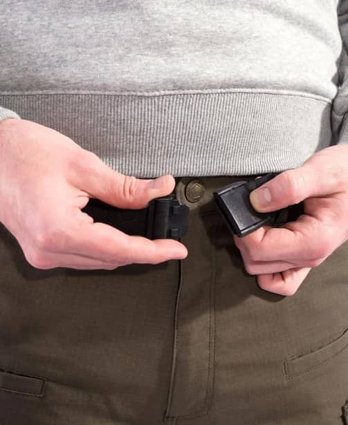 5 - Ремінь тактичний Pentagon Hemantas еластичний. Чорний