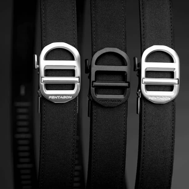 3 - Ремінь тактичний Pentagon Chuck Ratchet belt DRK. Чорний