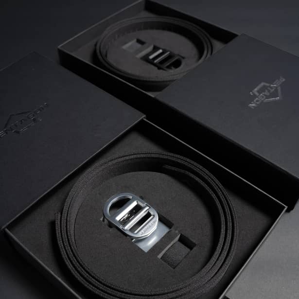 6 - Ремінь тактичний Pentagon Chuck Ratchet belt DRK. Чорний