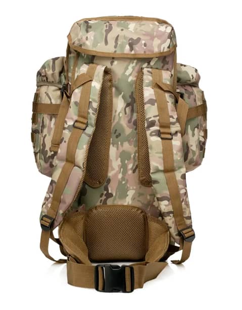 2 - Рюкзак тактический с отделением для оружия 9.11 Tactical 60л, Мультикам