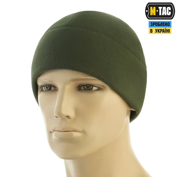 1 - Шапка флисовая M-Tac Watch Cap Elite из Slimtex. Олива