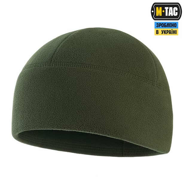 2 - Шапка флисовая M-Tac Watch Cap Elite из Slimtex. Олива