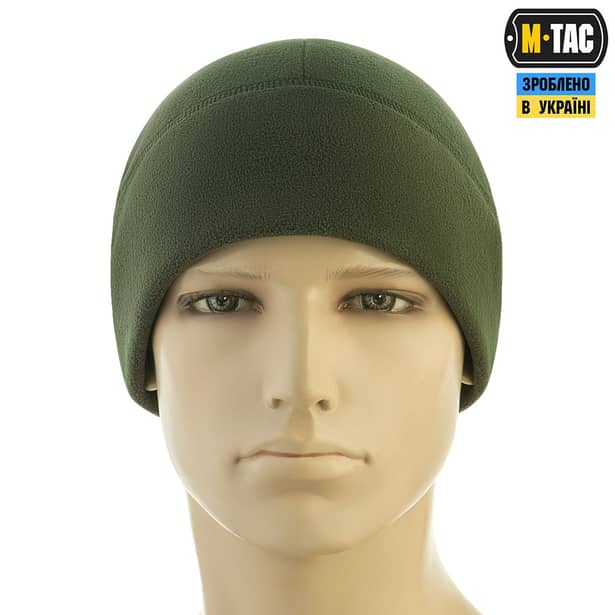 5 - Шапка флисовая M-Tac Watch Cap Elite из Slimtex. Олива