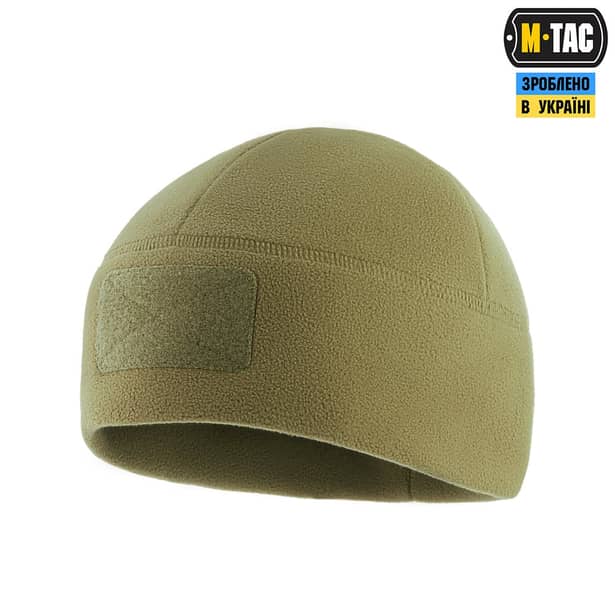 2 - Шапка флісова M-Tac Watch Cap Elite з Velcro. Хакі